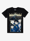 Fullmetal Alchemist Brotherhood Roy Mustang Gold Foil Dark Wash T-Shirt | Trending Graphic Tee For Fans
