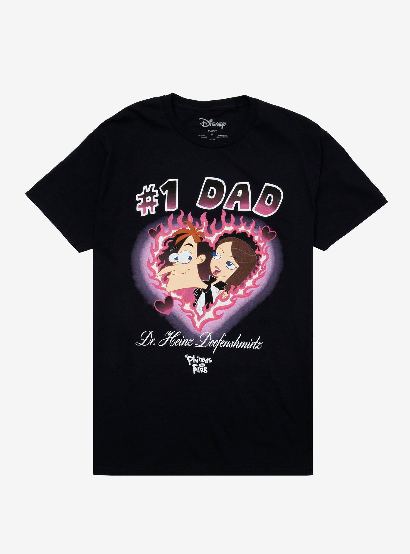 Disney Phineas And Ferb Doofenshmirtz 1 Dad T-Shirt | Trending Graphic Tee For Fans