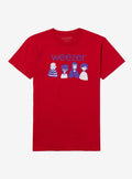 Weezer Cartoon Band Members Relaxed Fit Girls T-Shirt | Trending Graphic Tee For Fans