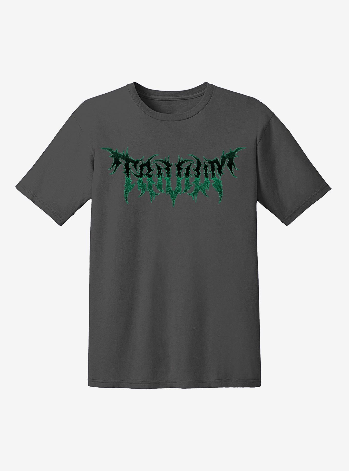 Trivium Green Logo Relaxed Fit Girls T-Shirt | Trending Graphic Tee For Fans