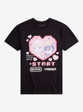 My Love Story With Yamada-Kun At Lv999 Heart Chibi T-Shirt | Trending Graphic Tee For Fans
