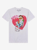 Rick And Morty Heart Morty Boyfriend Fit Girls T-Shirt | Trending Graphic Tee For Fans