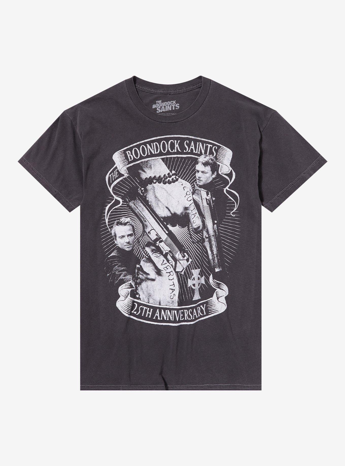The Boondock Saints 25th Anniversary Wash T-Shirt | Trending Graphic Tee For Fans