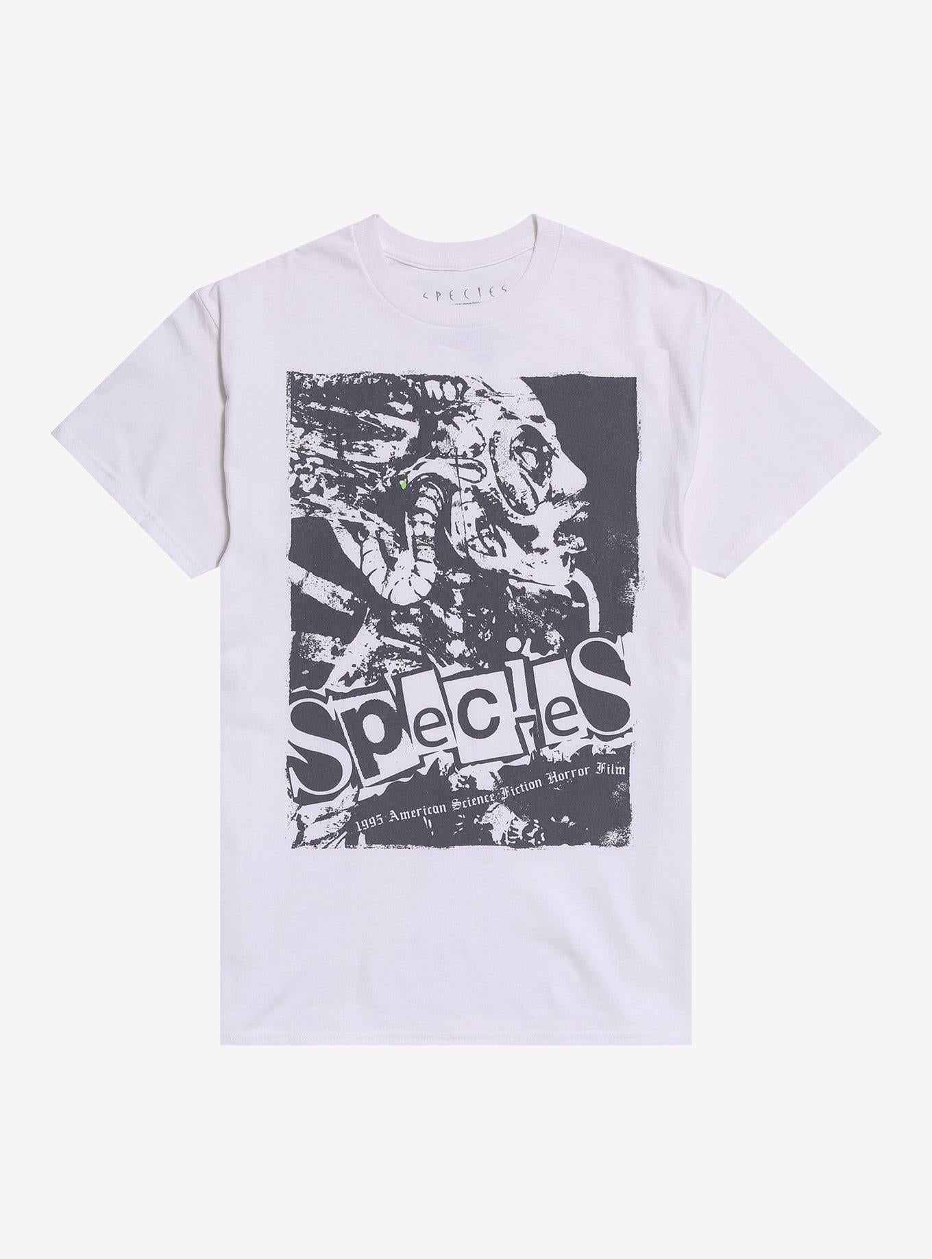 Species Grey & White T-Shirt | Trending Graphic Tee For Fans