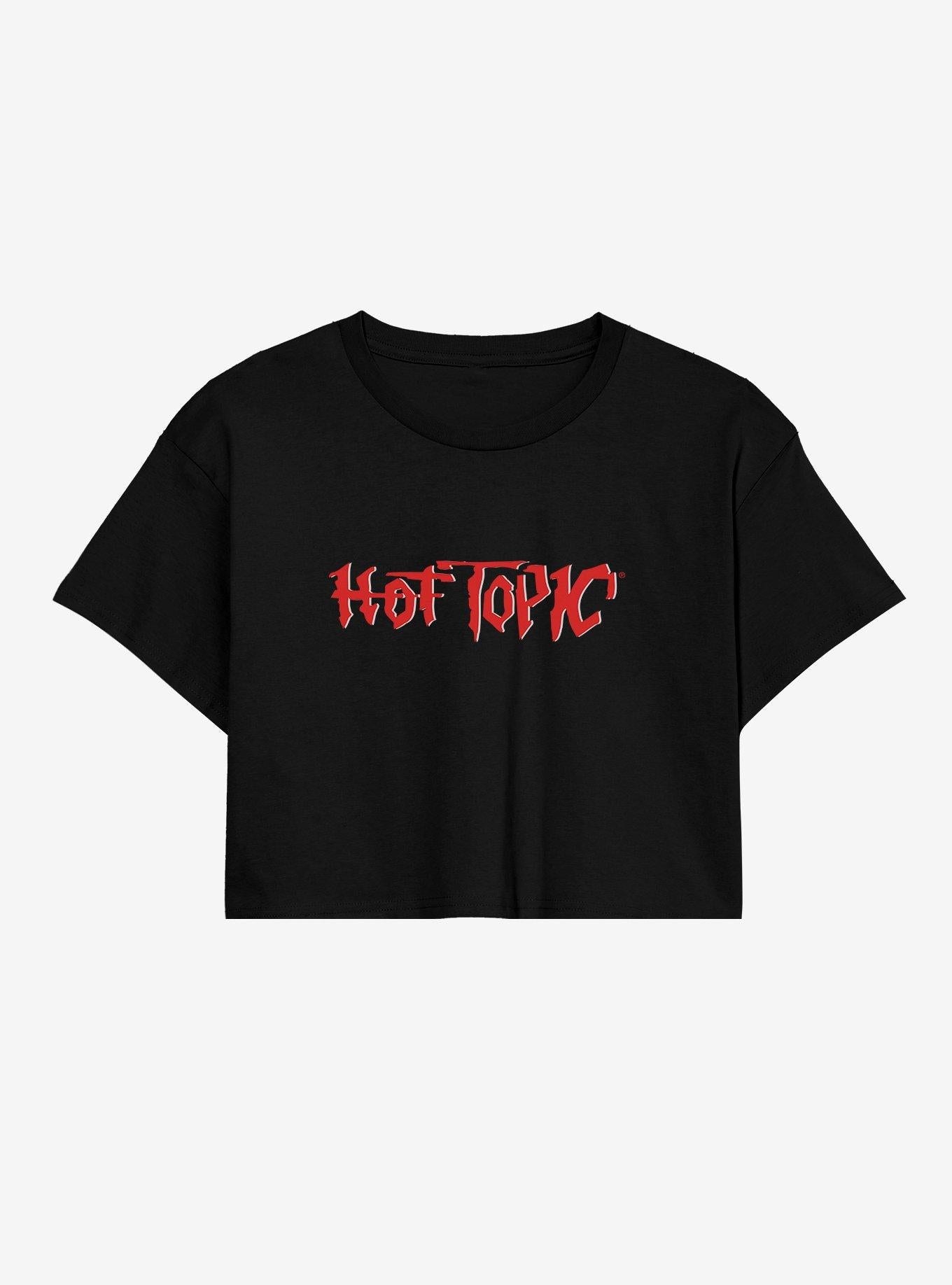 Hot Topic Retro Girls Crop T-Shirt | Trending Graphic Tee For Fans