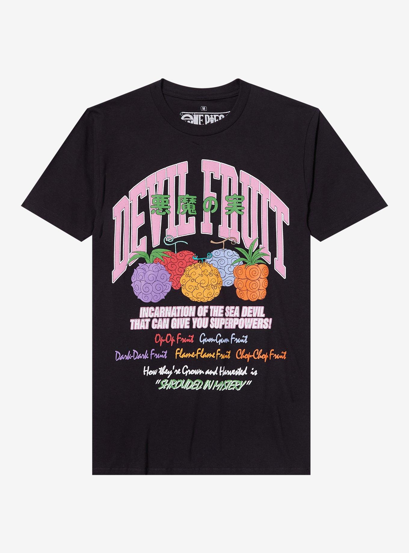 One Piece Devil Fruit Relaxed Fit Girls T-Shirt | Trending Graphic Tee For Fans