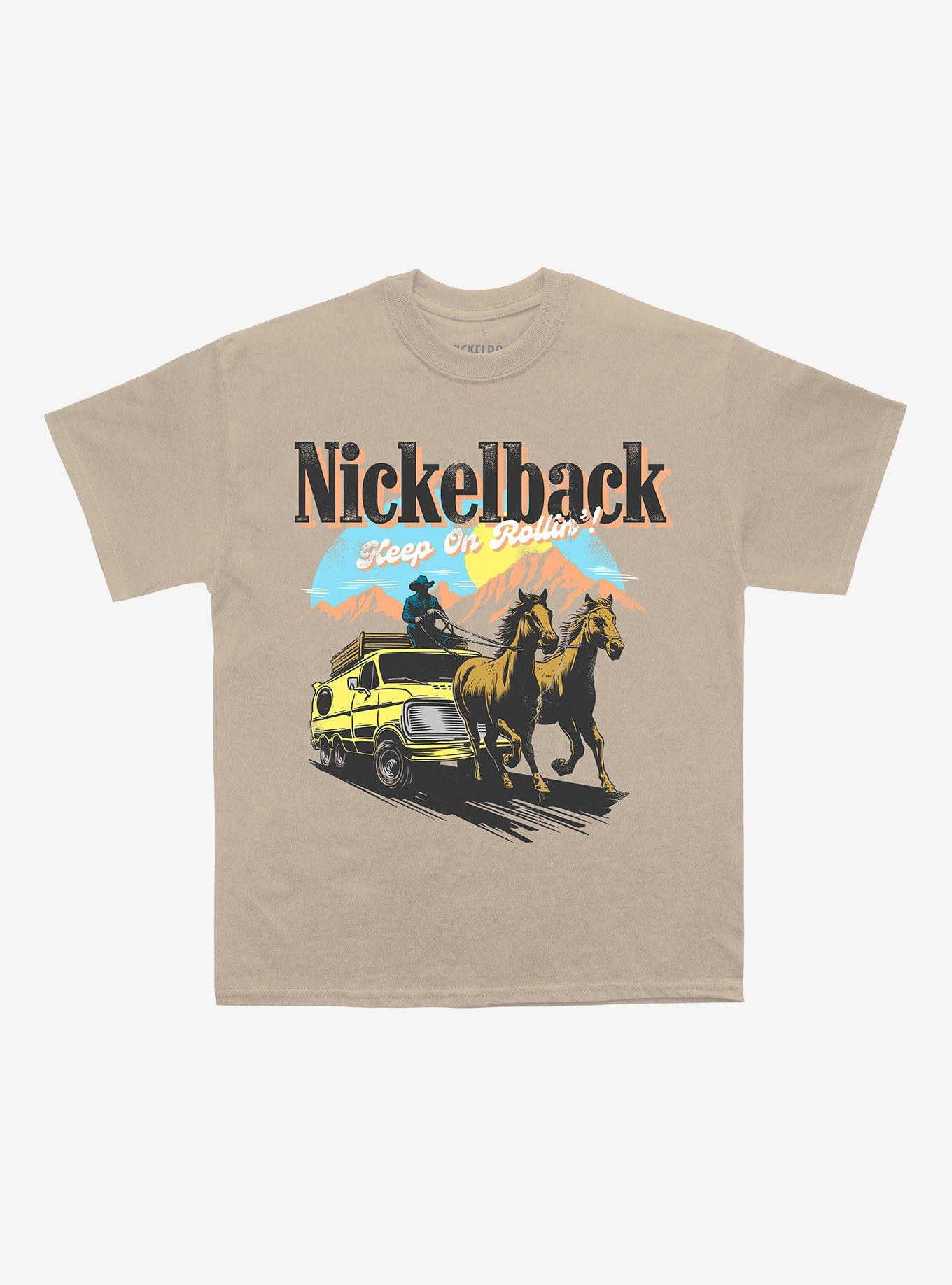 Nickelback Horses Boyfriend Fit Girls T-Shirt | Trending Graphic Tee For Fans