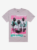 Squid Game Guards Game Over T-Shirt | Trending Graphic Tee For Fans