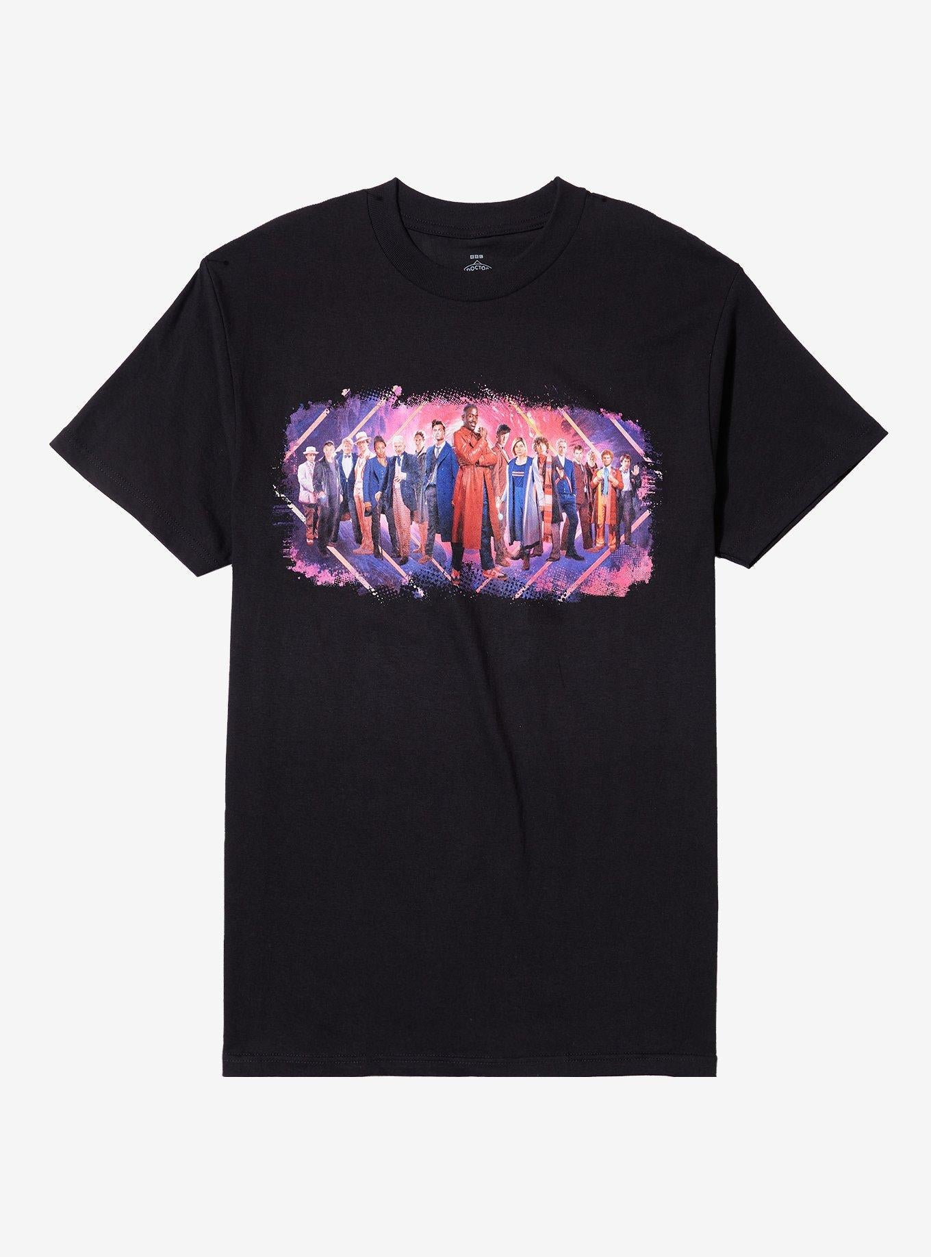 Doctor Who Lineup T-Shirt | Trending Graphic Tee For Fans