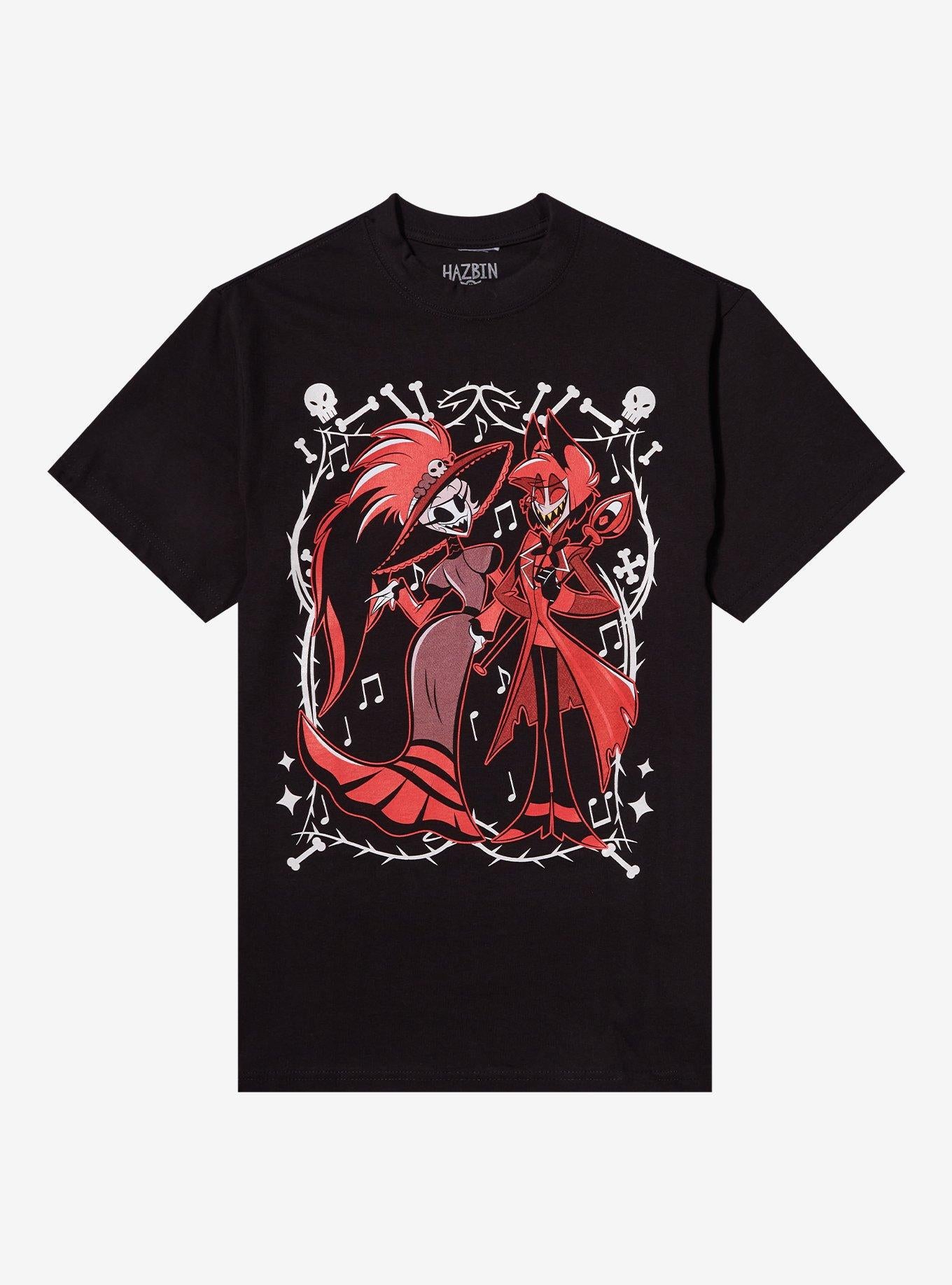 Hazbin Hotel Rosie & Alastor Ace Double-Sided T-Shirt | Trending Graphic Tee For Fans