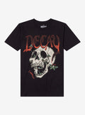 Decay Skull Mushrooms Relaxed Fit Girls T-Shirt | Trending Graphic Tee For Fans
