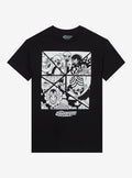 The Powerpuff Girls Villains Black & White Boyfriend Fit Girls T-Shirt | Trending Graphic Tee For Fans