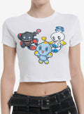 Sonic The Hedgehog Chao Trio Girls Baby T-Shirt | Trending Graphic Tee For Fans