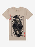 Disney Pirates Of The Caribbean Jack Sparrow Card Girls T-Shirt | Trending Graphic Tee For Fans