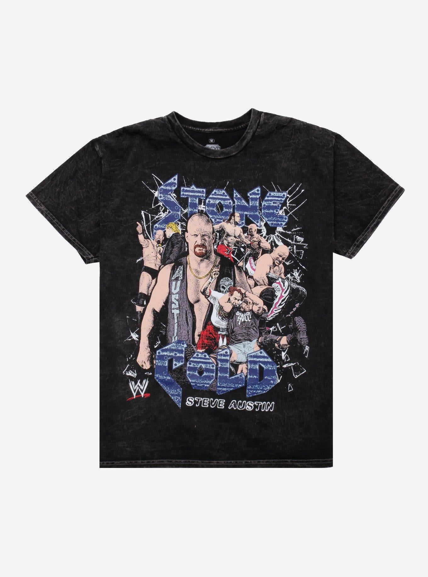 WWE Stone Cold Steve Austin Mineral Wash T-Shirt | Trending Graphic Tee For Fans