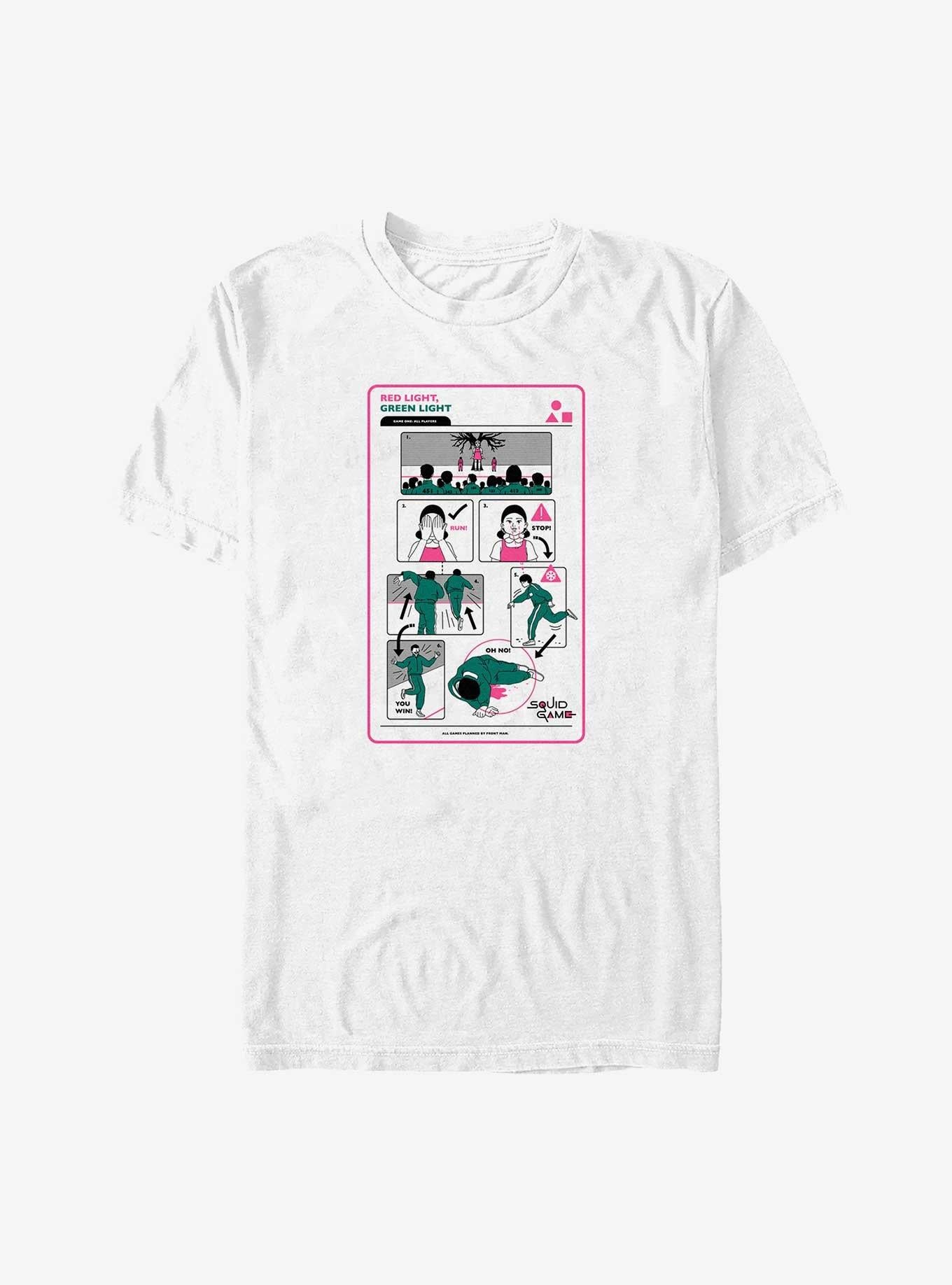 Squid Game Game One Instructions T-Shirt | Trending Graphic Tee For Fans