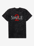 Smile 2 Title Logo Mineral Wash T-Shirt | Trending Graphic Tee For Fans