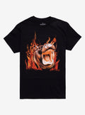 Pygmy Hippo Flames By Goodie Two Sleeves T-Shirt | Trending Graphic Tee For Fans