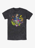 Greg Lutzka Astro Fast Food Mineral Wash T-Shirt | Trending Graphic Tee For Fans