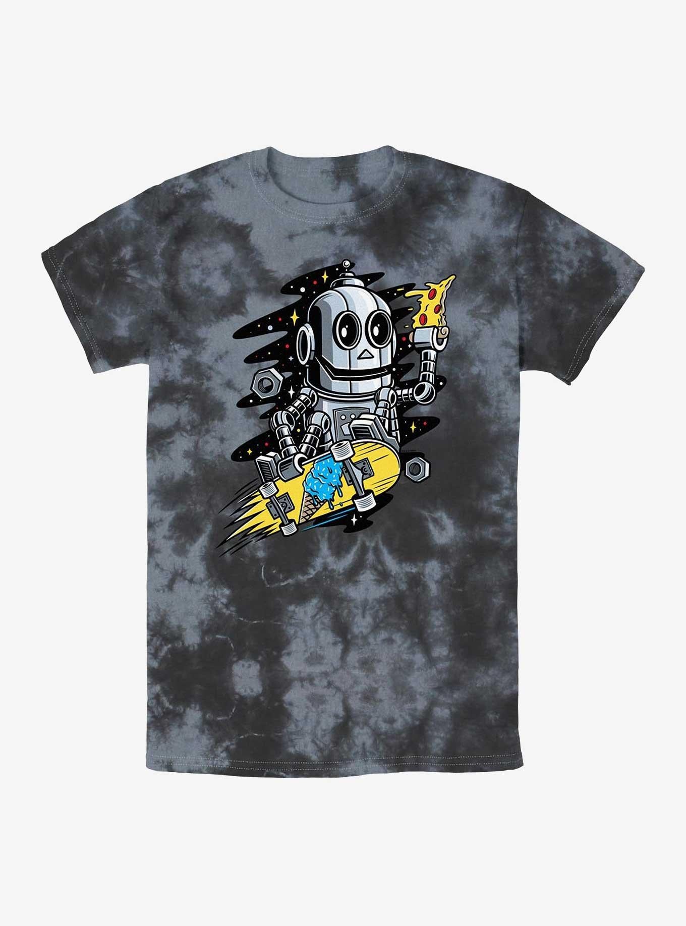 Greg Lutzka Robot Space Tie-Dye T-Shirt | Trending Graphic Tee For Fans