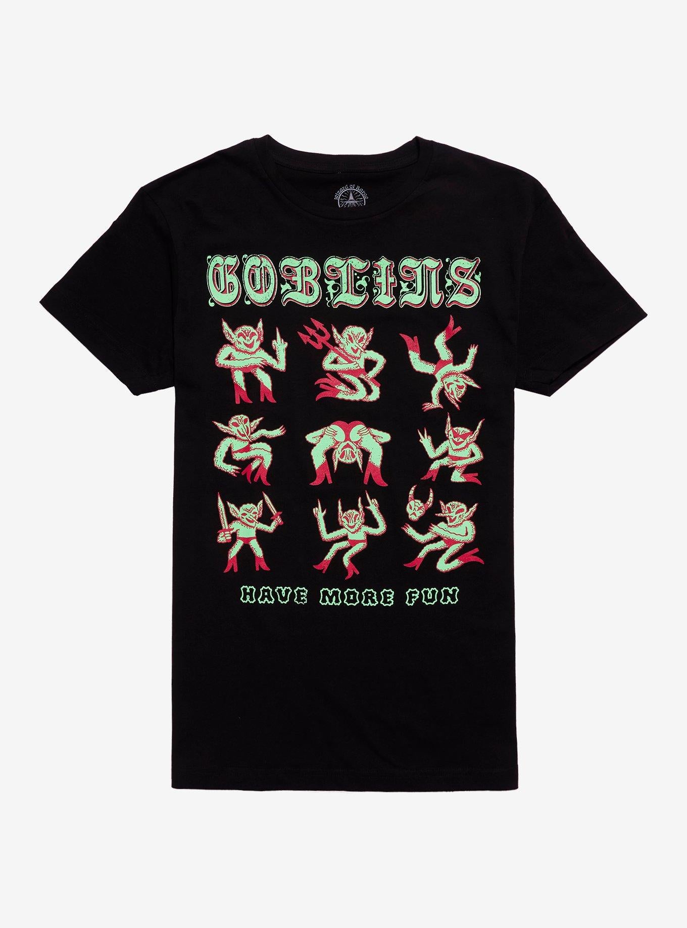 Goblins Have More Fun By Wizard Of Barge T-Shirt | Trending Graphic Tee For Fans