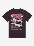 Car Eat My Dust By Yujin Clothing. T-Shirt | Trending Graphic Tee For Fans