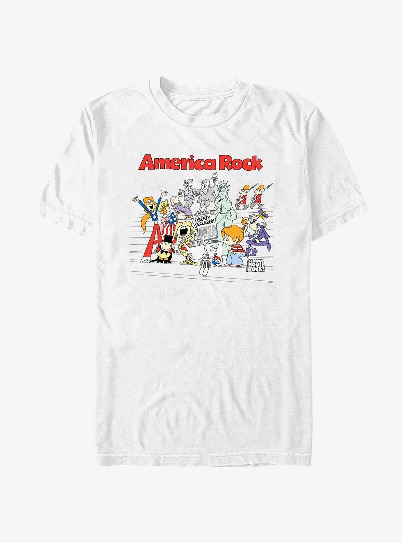Schoolhouse Rock America Rock Group T-Shirt | Trending Graphic Tee For Fans