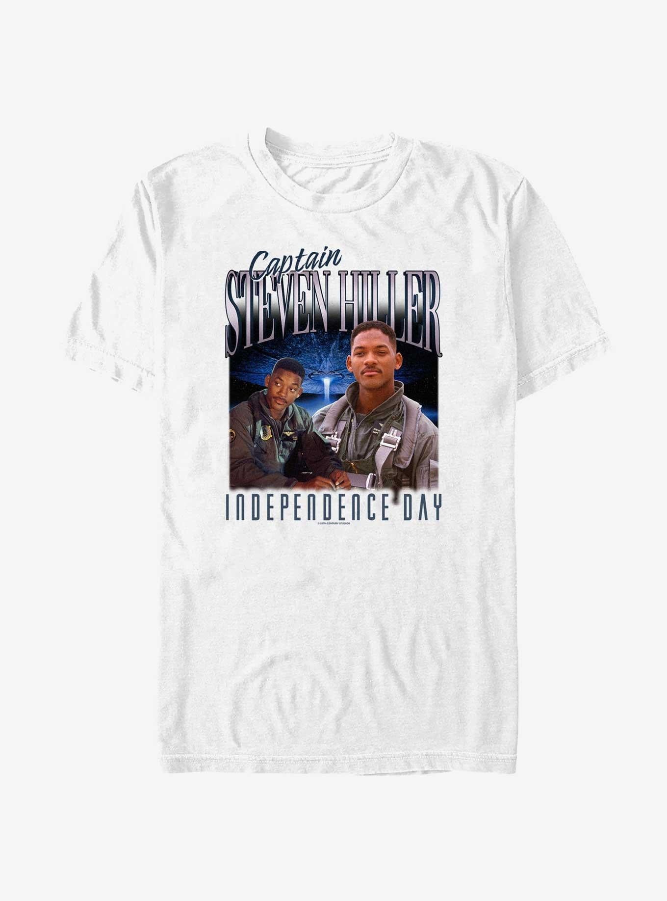 Independence Day Steve Hiller Collage T-Shirt | Trending Graphic Tee For Fans