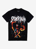 Marvel Spider-Man Flames T-Shirt | Trending Graphic Tee For Fans