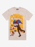 The Amazing Digital Circus Pomni Puff Paint T-Shirt | Trending Graphic Tee For Fans