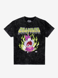 Chowder Metal Flames Mineral Wash T-Shirt | Trending Graphic Tee For Fans