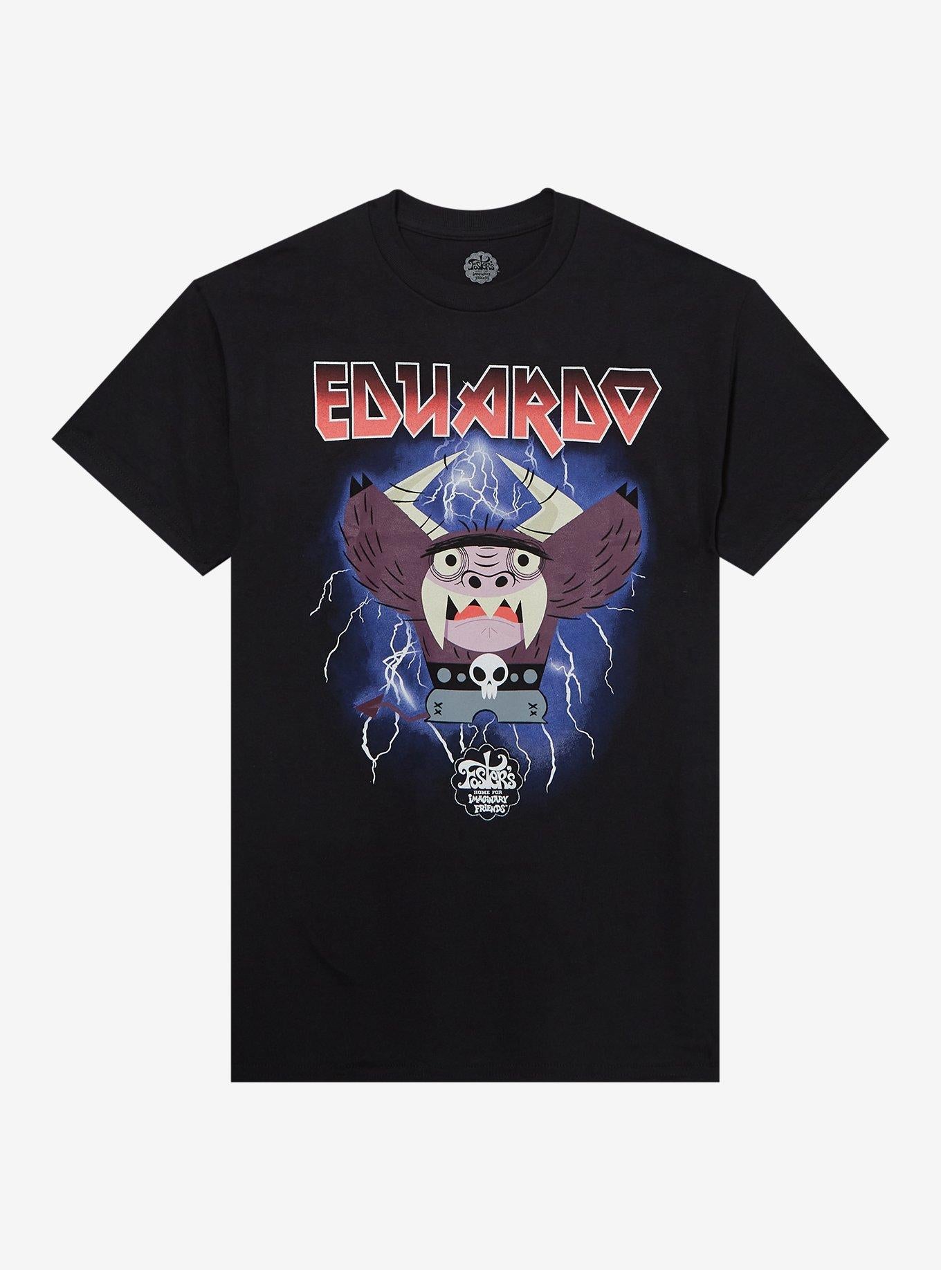 Foster's Home For Imaginary Friends Eduardo Metal T-Shirt | Trending Graphic Tee For Fans