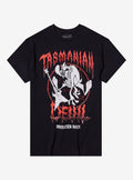 Looney Tunes Tasmanian Devil Rock Double-Sided T-Shirt | Trending Graphic Tee For Fans