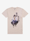 Naruto Shippuden Sasuke Purple Leaves T-Shirt | Trending Graphic Tee For Fans