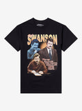 Parks And Recreation Ron Collage T-Shirt | Trending Graphic Tee For Fans