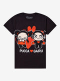 Pucca & Garu Hearts Boyfriend Fit Girls T-Shirt | Trending Graphic Tee For Fans