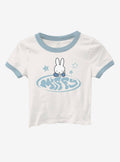 Miffy Star Girls Baby Ringer T-Shirt | Trending Graphic Tee For Fans