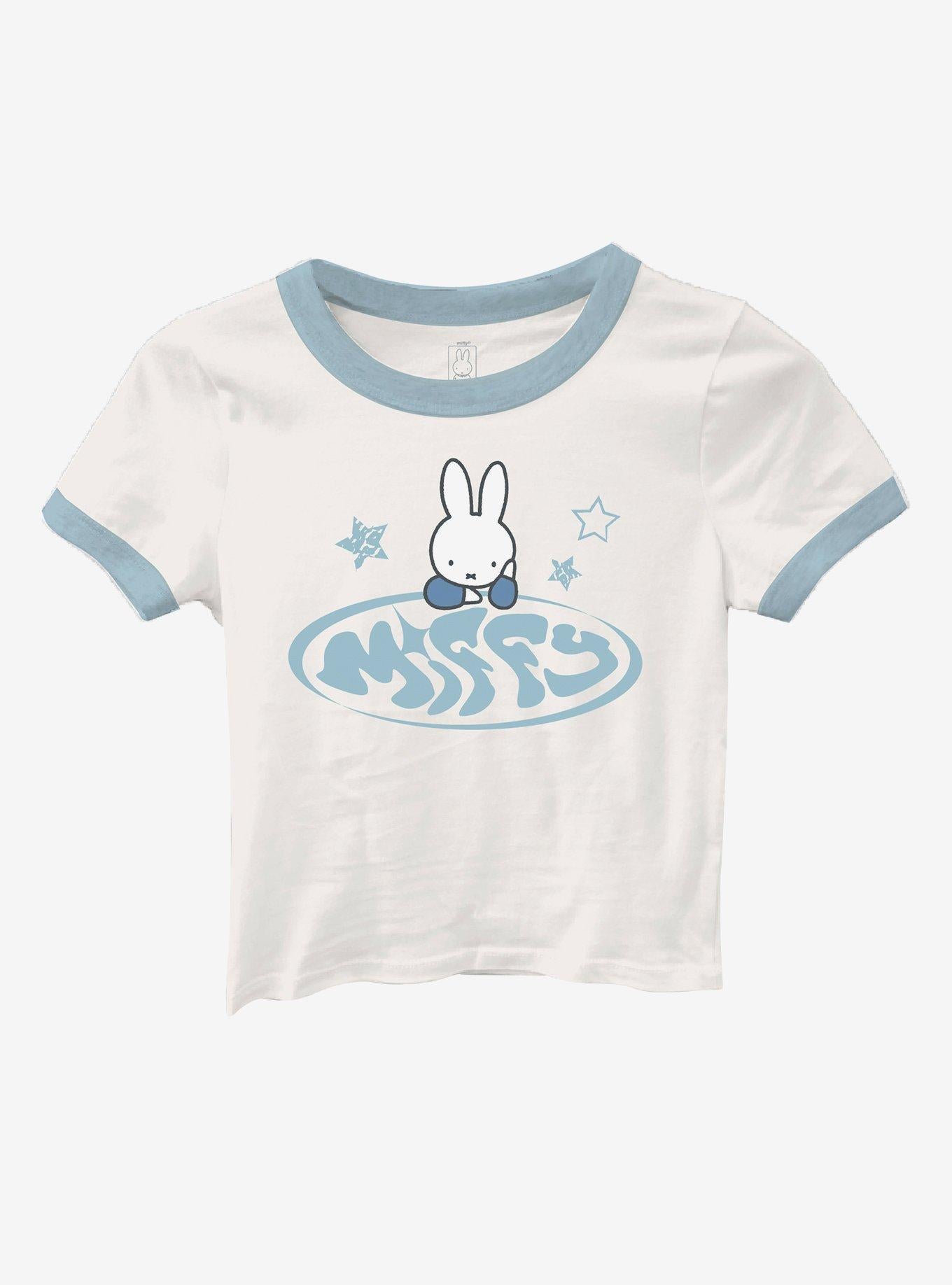 Miffy Star Girls Baby Ringer T-Shirt | Trending Graphic Tee For Fans