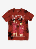 Haikyu!! Duo Tie-Dye Boyfriend Fit Girls T-Shirt | Trending Graphic Tee For Fans