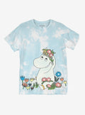 Moomin Sitting Tie-Dye Boyfriend Fit Girls T-Shirt | Trending Graphic Tee For Fans