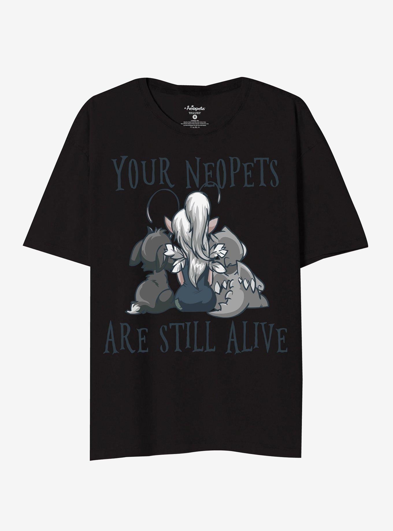 Neopets Still Alive Boyfriend Fit Girls T-Shirt | Trending Graphic Tee For Fans