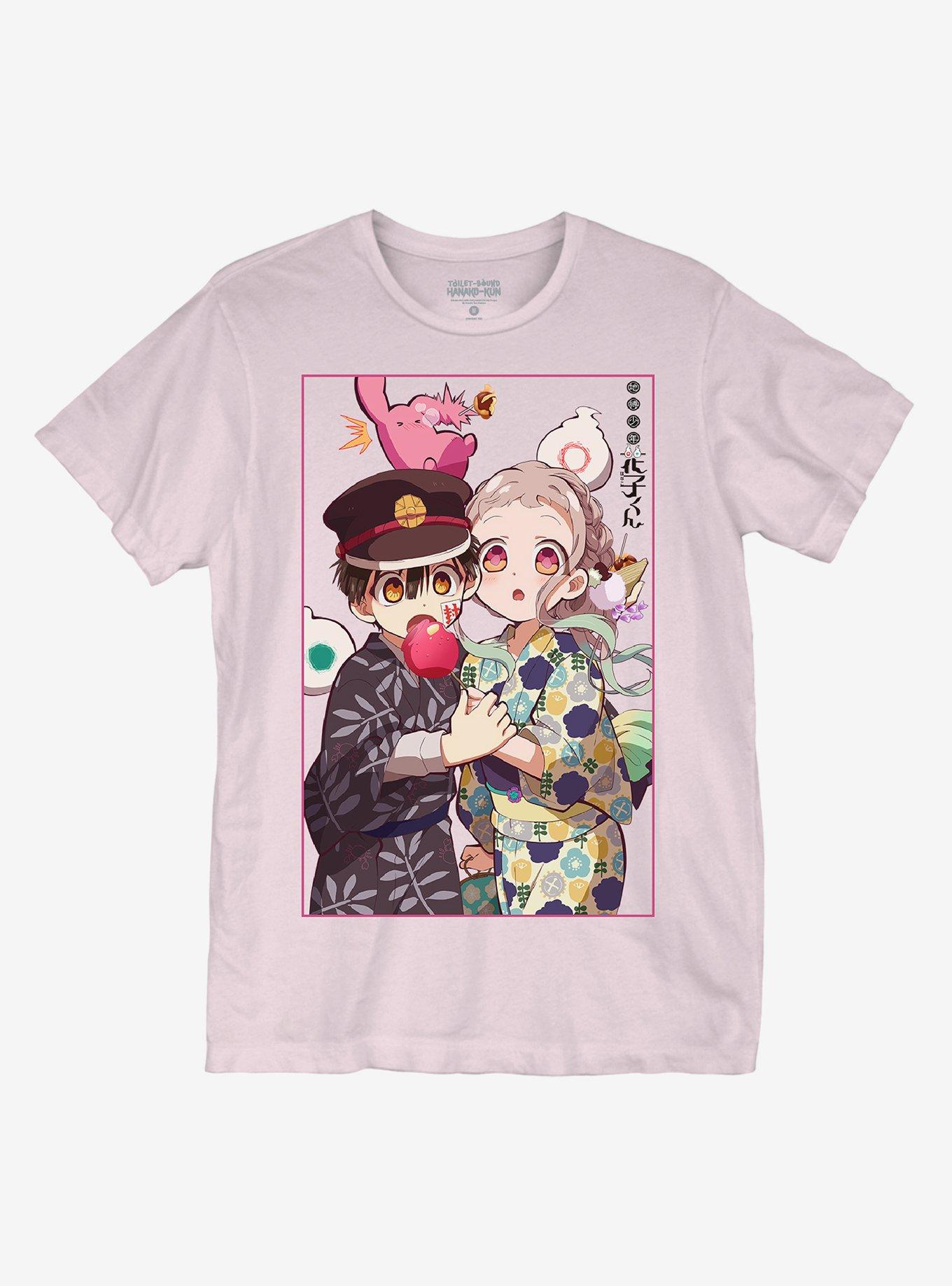 Toilet-Bound Hanako-Kun & Nene Yashiro Boyfriend Fit Girls T-Shirt | Trending Graphic Tee For Fans