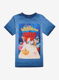 Disney Alice In Wonderland Poster Dark Wash Boyfriend Fit Girls T-Shirt | Trending Graphic Tee For Fans