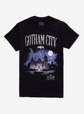 DC Comics Batman Caped Crusader Wayne Manor Foil Girls T-Shirt | Trending Graphic Tee For Fans