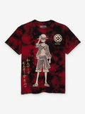 One Piece Luffy Foil Tie-Dye T-Shirt | Trending Graphic Tee For Fans