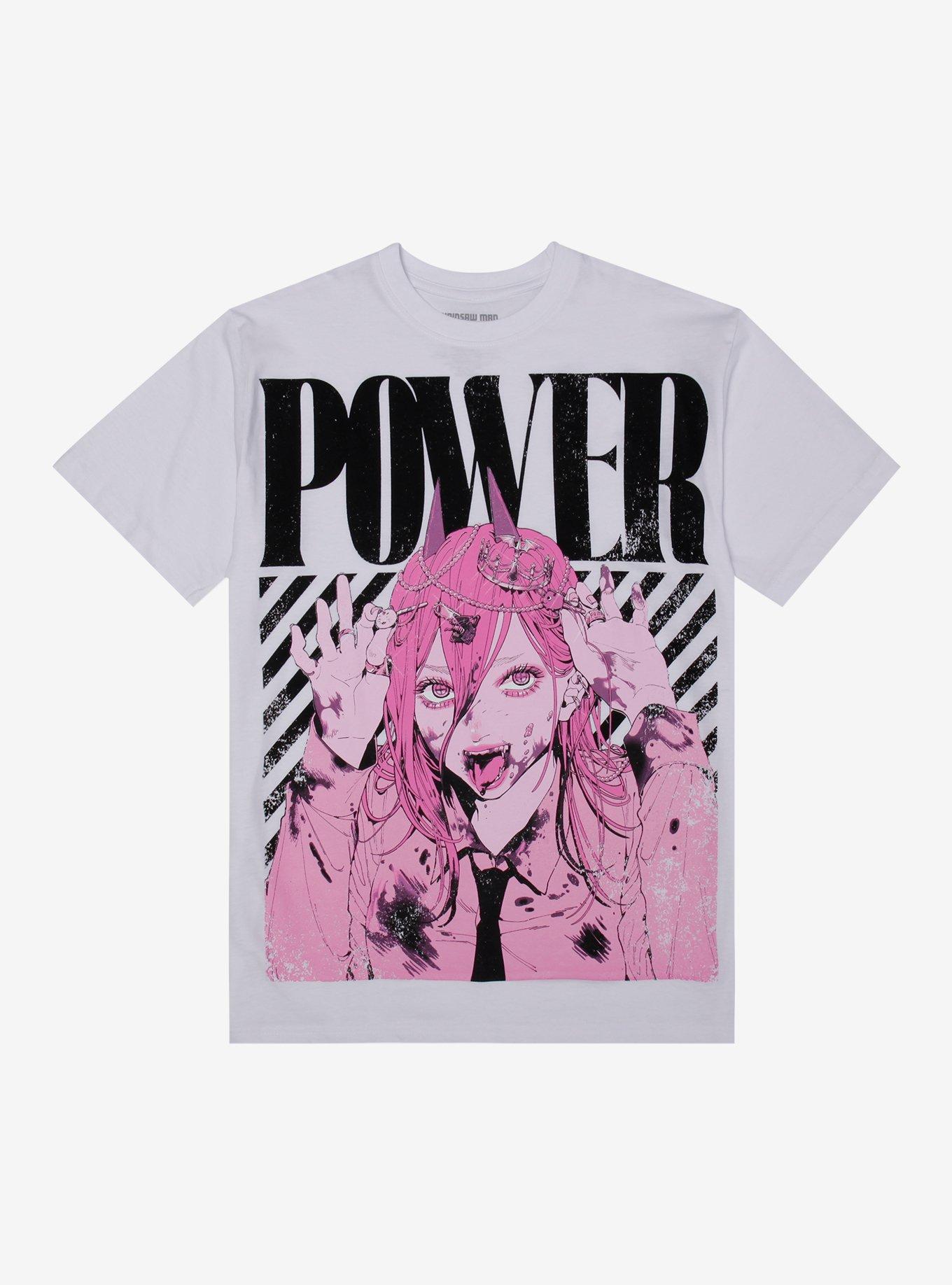 Chainsaw Man Power Accessories Bold T-Shirt | Trending Graphic Tee For Fans