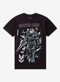 Halo Master Chief Holographic Foil Print T-Shirt | Trending Graphic Tee For Fans