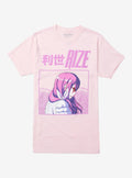 Tokyo Ghoul Rize Pink T-Shirt | Trending Graphic Tee For Fans