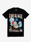 Courage The Cowardly Dog Muriel Collage T-Shirt | Trending Graphic Tee For Fans