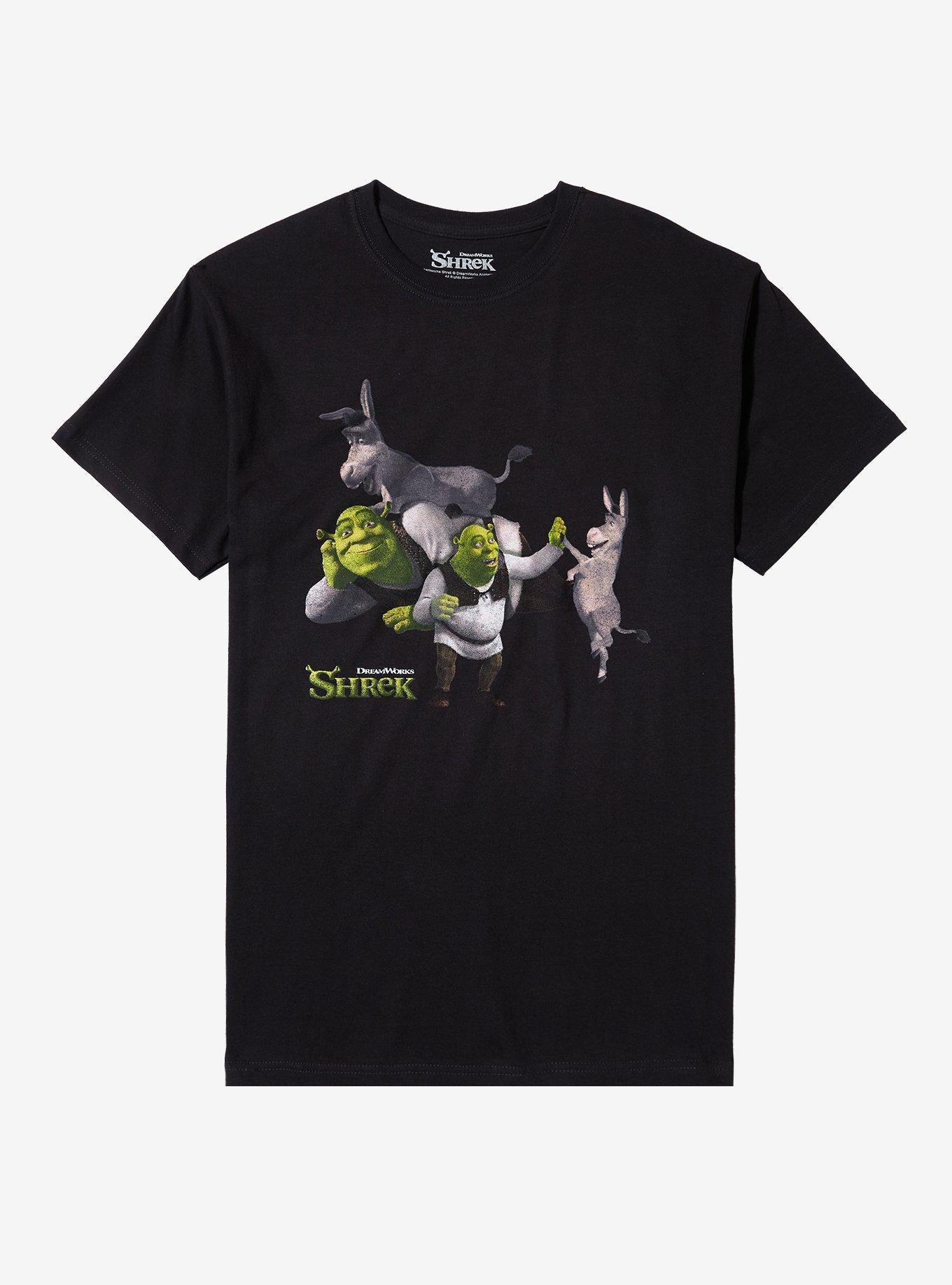 Shrek Donkey Dance Collage T-Shirt | Trending Graphic Tee For Fans